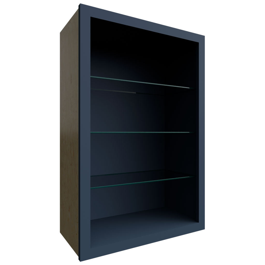 Fabuwood Allure Luna Indigo 24" W X 36" H X 12" D Wall No Door Cabinet