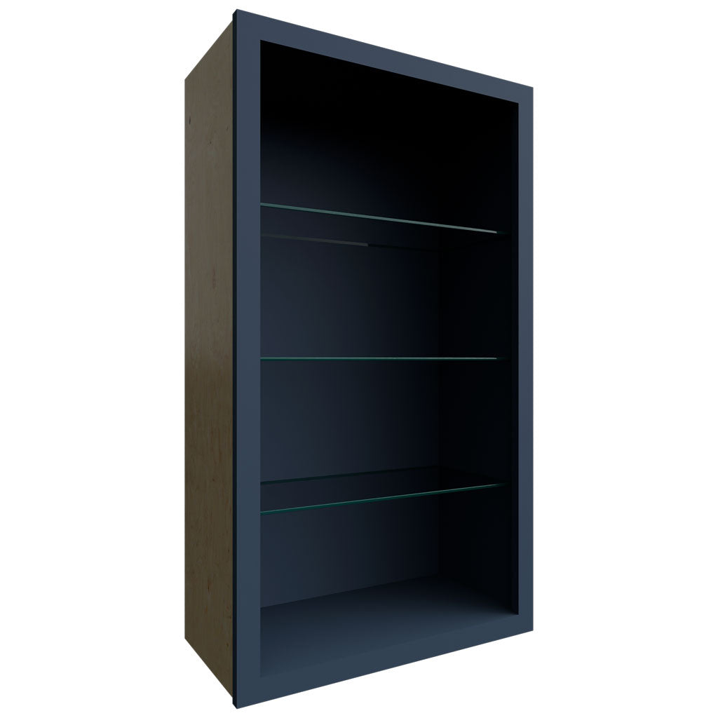 Fabuwood Allure Luna Indigo 24" W X 42" H X 12" D Wall No Door Cabinet