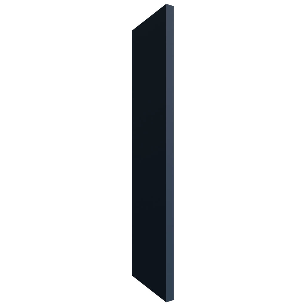 Fabuwood Allure Luna Indigo 3" W X 96" H X 24" D Refrigerator End Panel