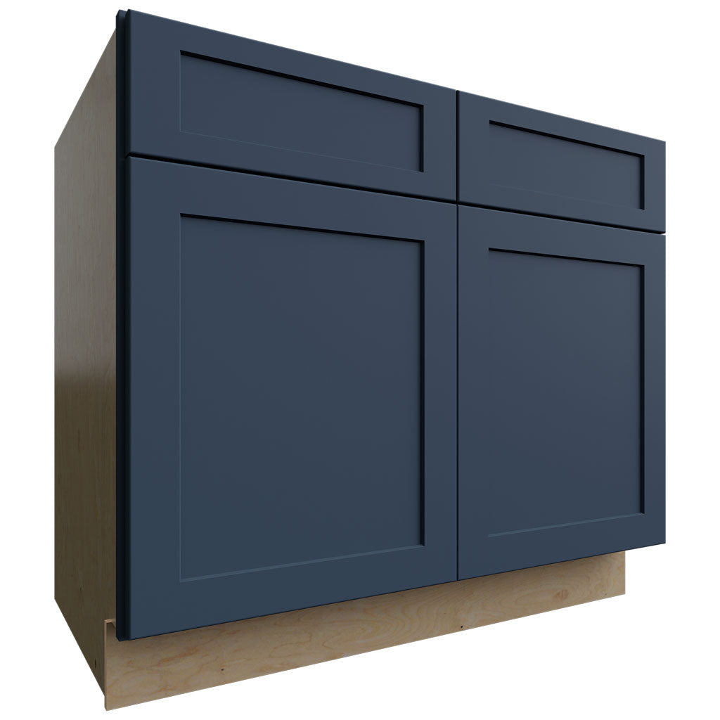 Fabuwood Allure Galaxy Indigo 39" W X 34 1/2" H X 24" D Double Door Sink Base Cabinet