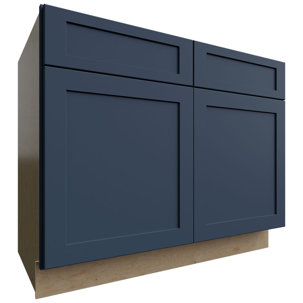 Fabuwood Allure Galaxy Indigo 42" W X 34 1/2" H X 24" D Double Door Sink Base Cabinet