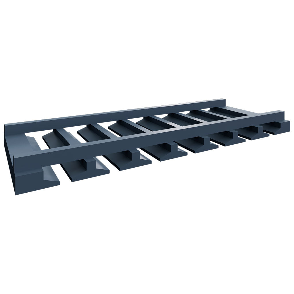 Fabuwood Allure Luna Indigo 30" W X 1 1/2" H X 11 1/4" D  Stemware Rack