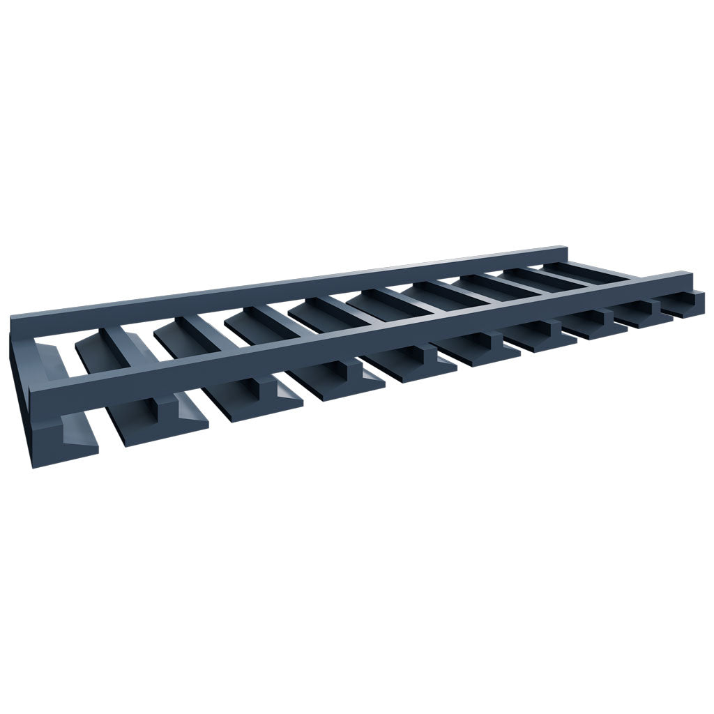 Fabuwood Allure Luna Indigo 36" W X 1 1/2" H X 11 1/4" D  Stemware Rack