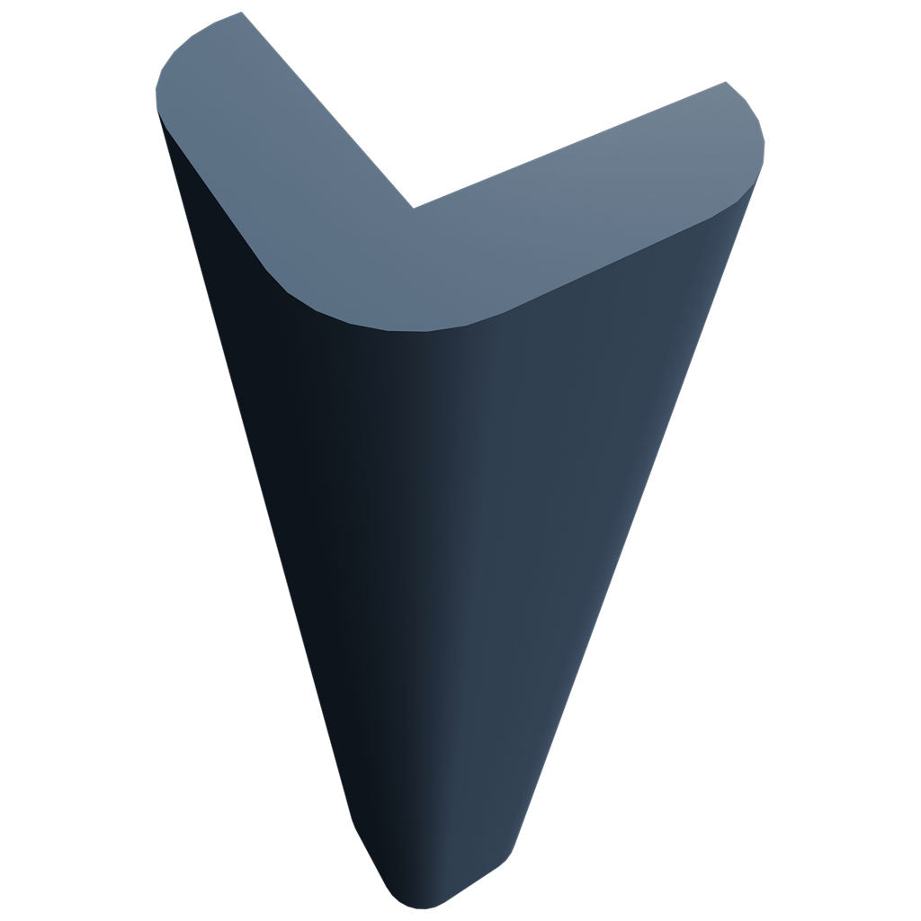 Fabuwood Allure Luna Indigo 5 /8" W X 5" H X 7/8" D Toe Kick Cap