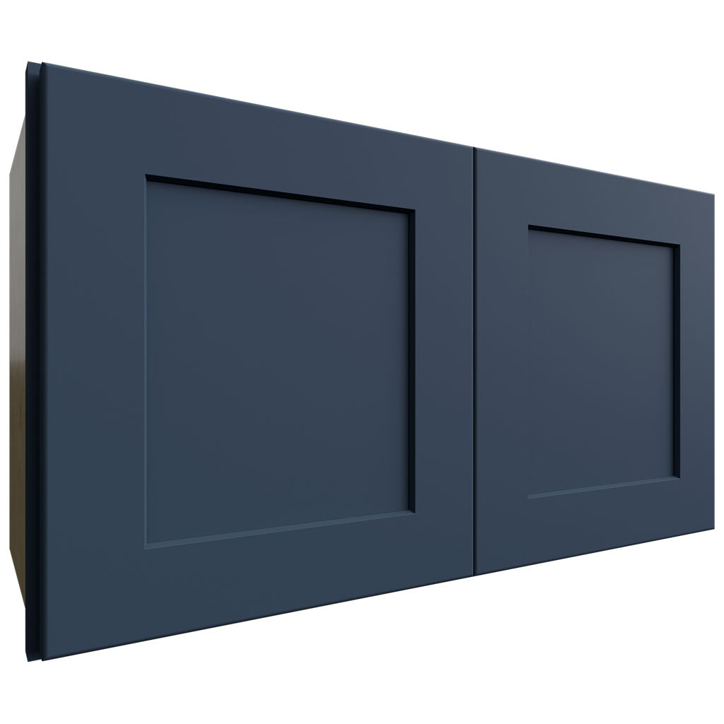 Fabuwood Allure Galaxy Indigo 27" W X 15" H X 12" D Double Door Wall Cabinet