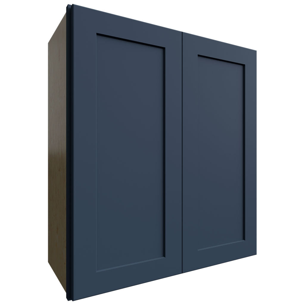 Fabuwood Allure Galaxy Indigo 27" W X 30" H X 12" D Double Door Wall Cabinet