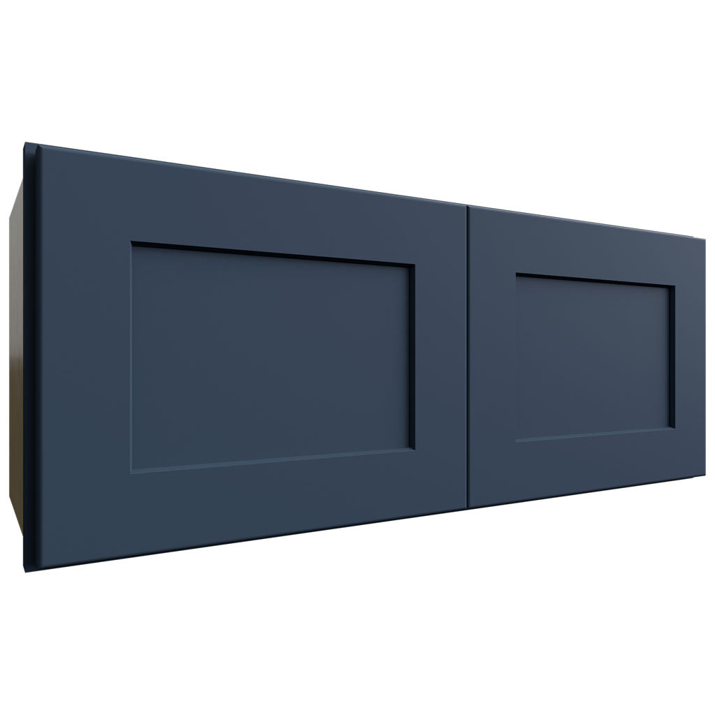 Fabuwood Allure Galaxy Indigo 30" W X 12" H X 12" D Double Door Wall Cabinet