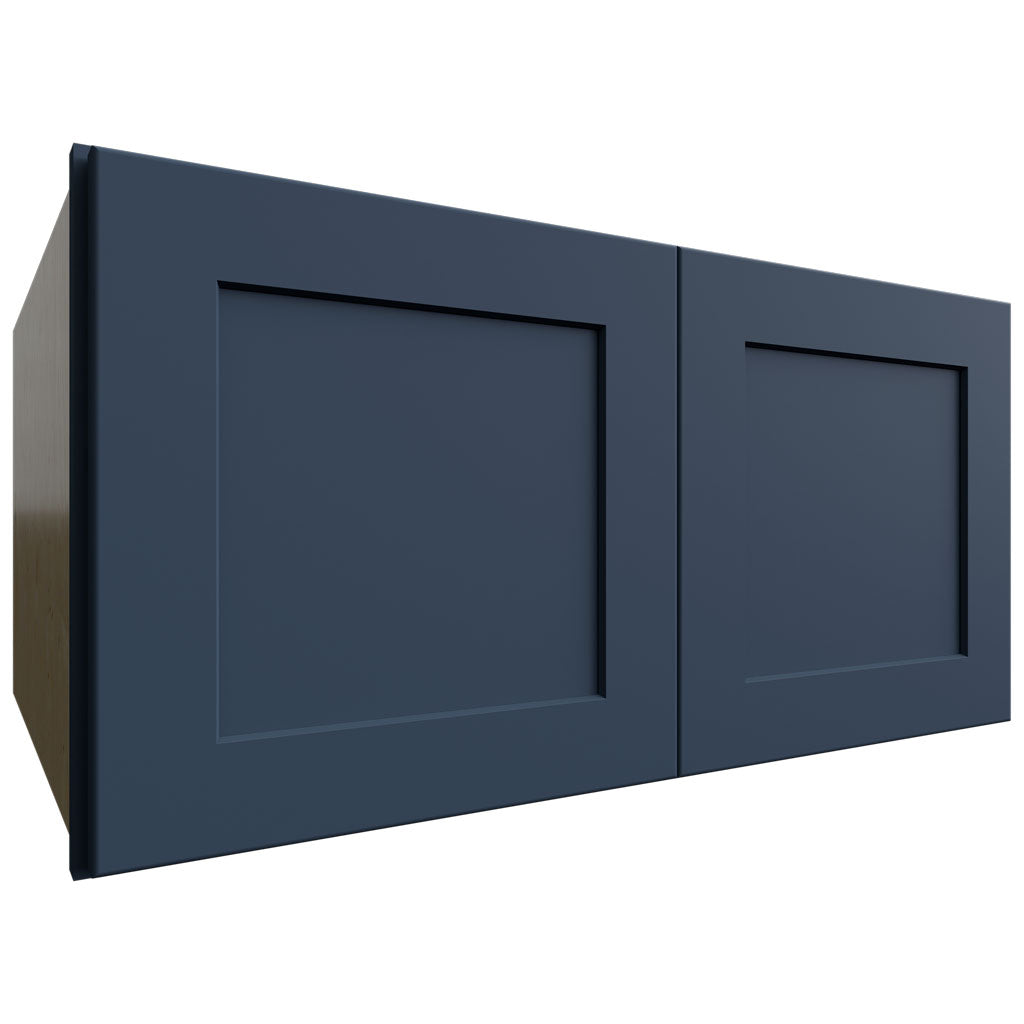 Fabuwood Allure Galaxy Indigo 30" W X 15" H X 24" D Double Door Wall Cabinet