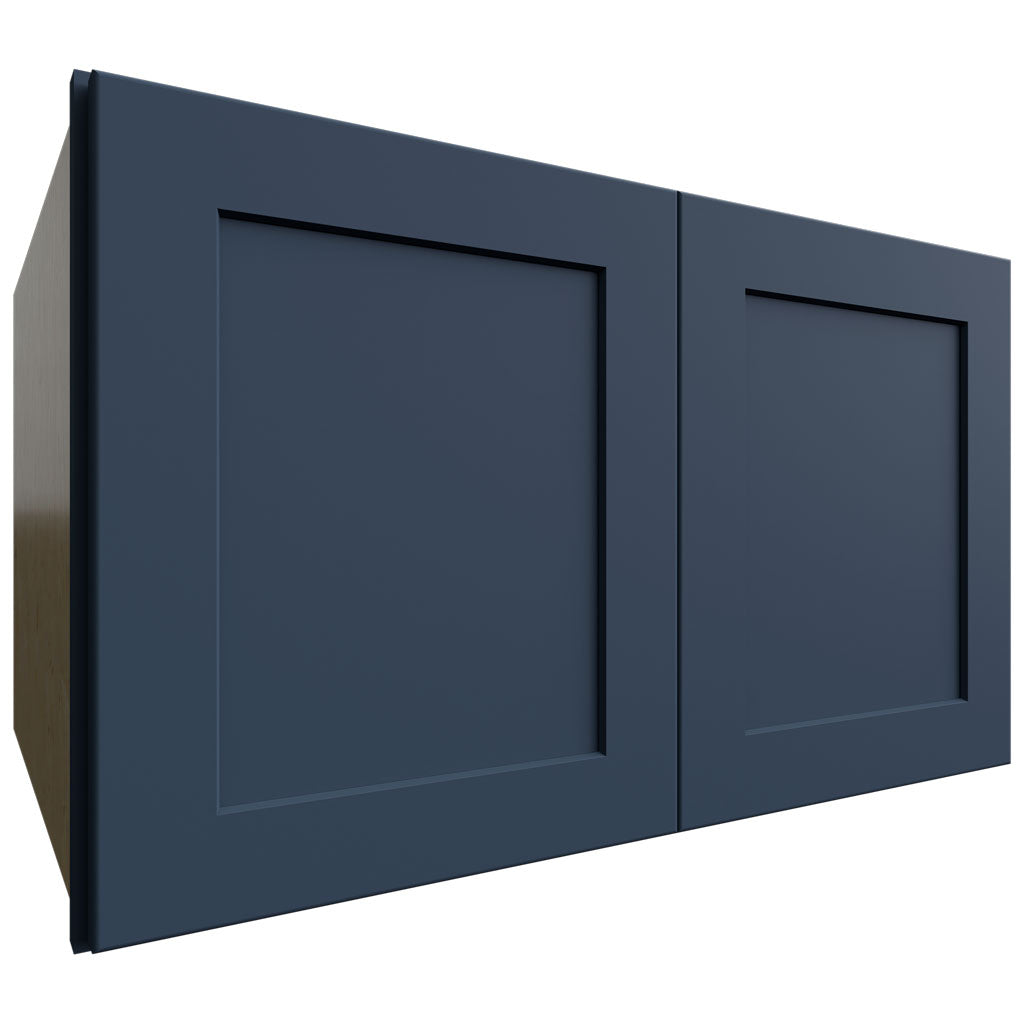 Fabuwood Allure Galaxy Indigo 30" W X 18" H X 24" D Double Door Wall Cabinet