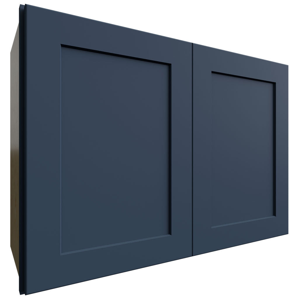 Fabuwood Allure Galaxy Indigo 30" W X 21" H X 12" D Double Door Wall Cabinet