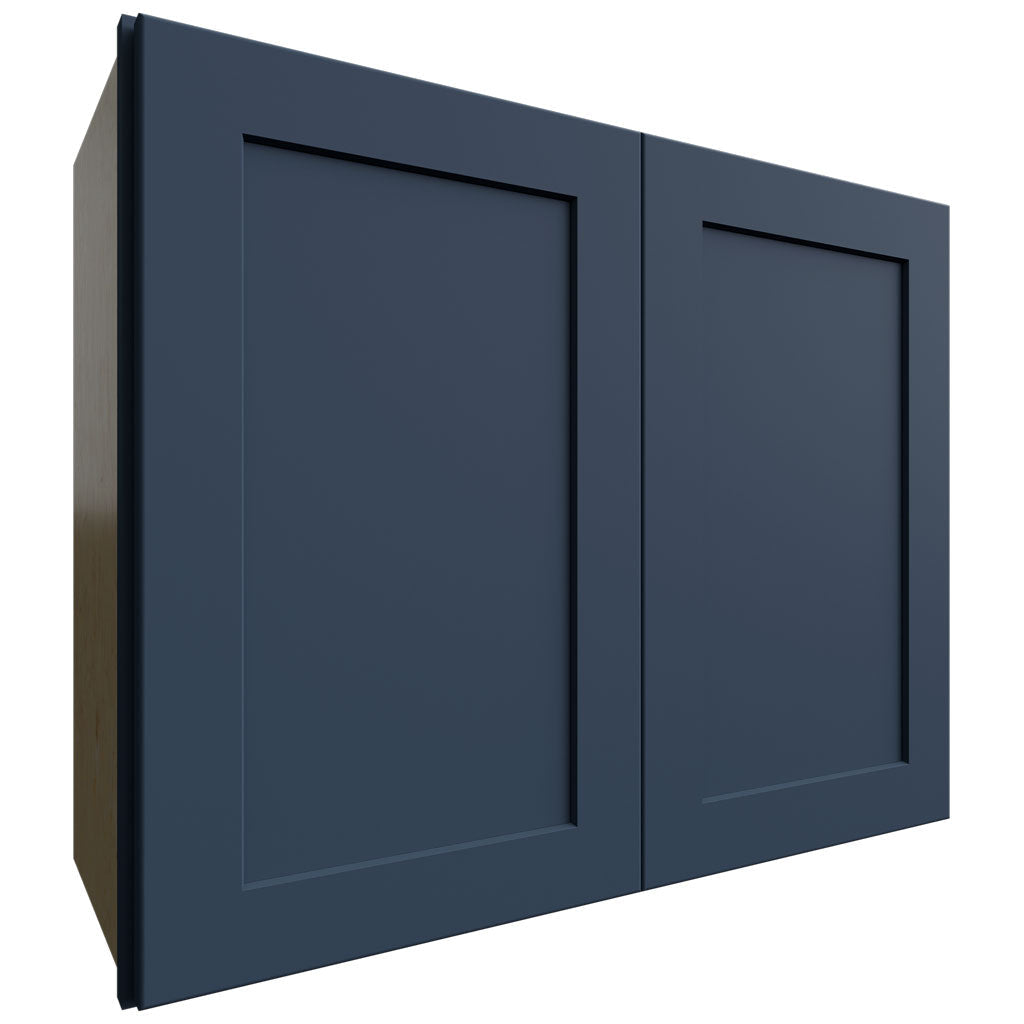 Fabuwood Allure Galaxy Indigo 30" W X 24" H X 12" D Double Door Wall Cabinet