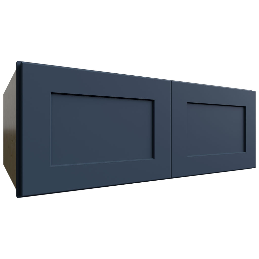 Fabuwood Allure Galaxy Indigo 33" W X 12" H X 24" D Double Door Wall Cabinet
