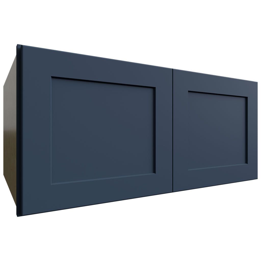 Fabuwood Allure Galaxy Indigo 33" W X 15" H X 24" D Double Door Wall Cabinet