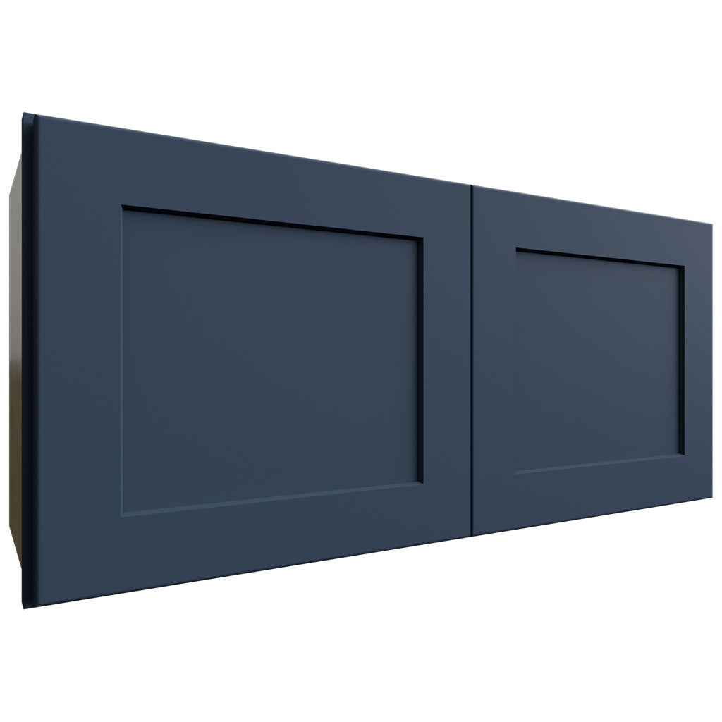 Fabuwood Allure Galaxy Indigo 33" W X 15" H X 12" D Double Door Wall Cabinet