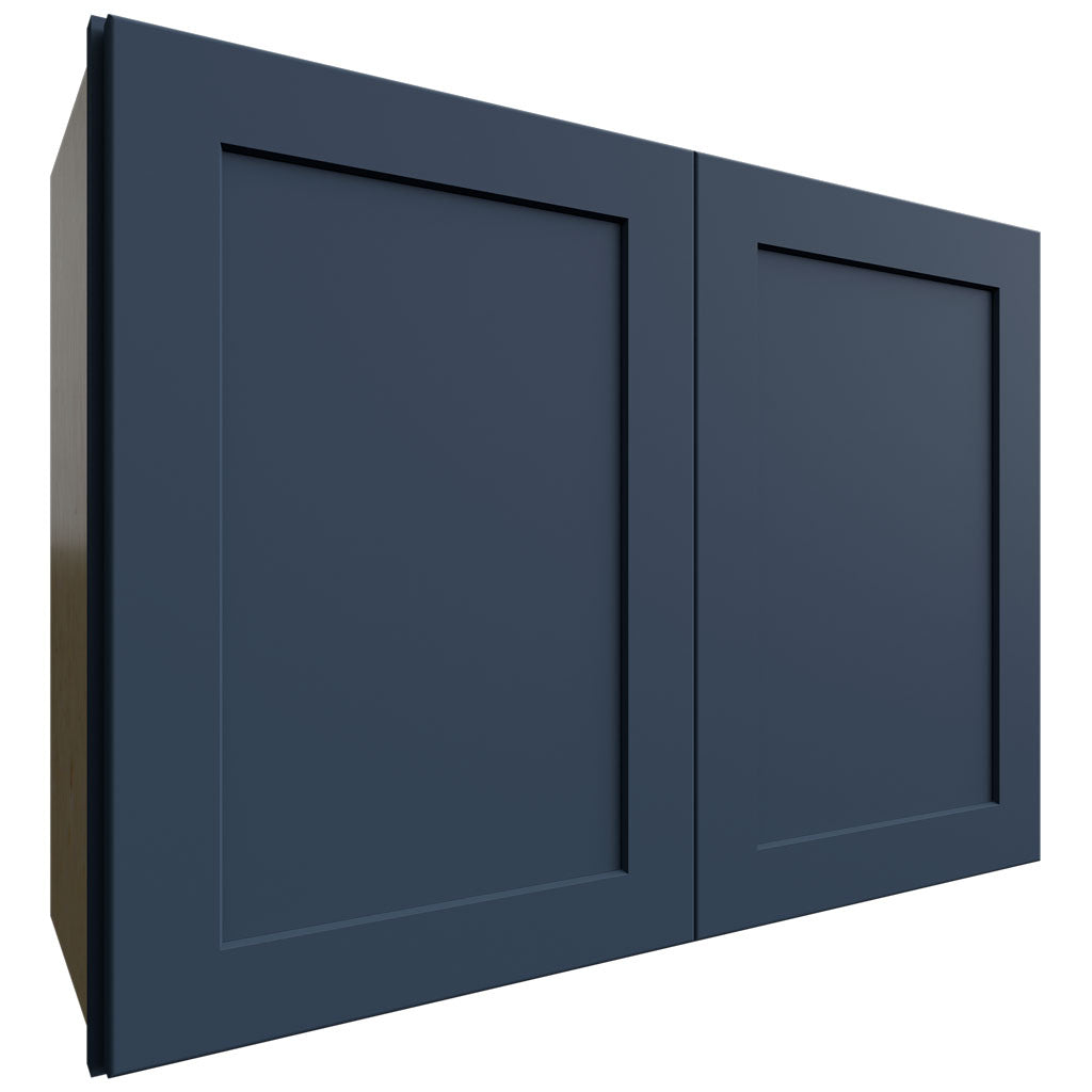 Fabuwood Allure Galaxy Indigo 33" W X 24" H X 12" D Double Door Wall Cabinet