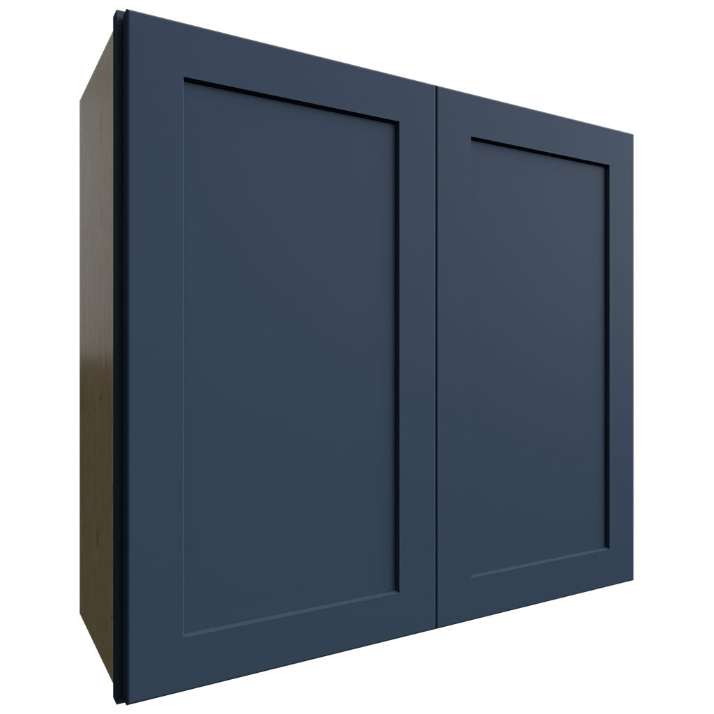 Fabuwood Allure Galaxy Indigo 33" W X 30" H X 12" D Double Door Wall Cabinet