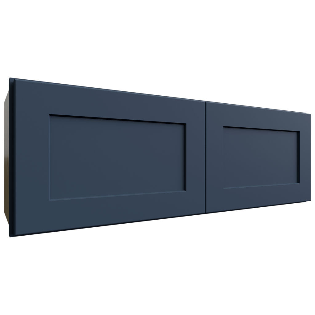Fabuwood Allure Galaxy Indigo 36" W X 12" H X 12" D Double Door Wall Cabinet