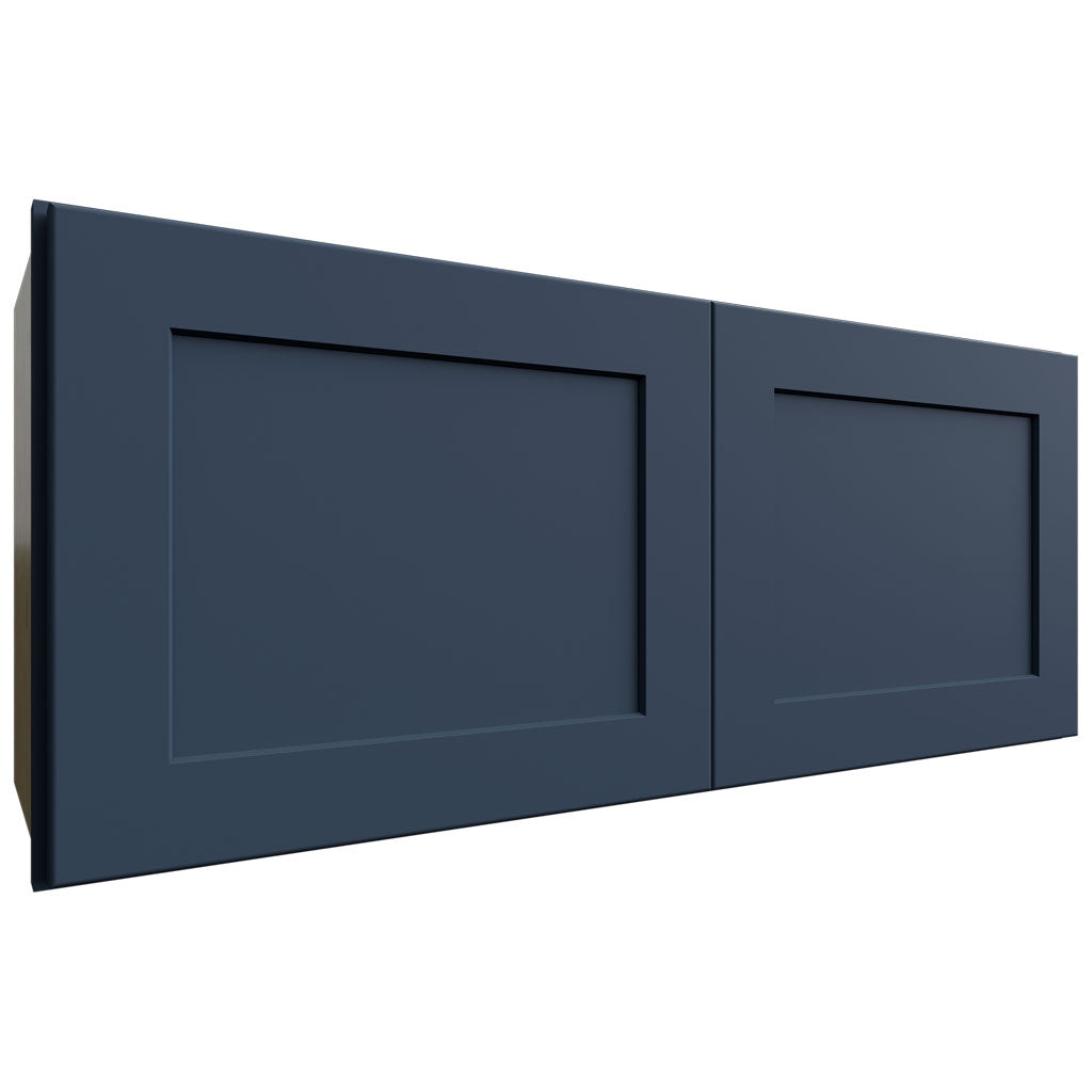 Fabuwood Allure Galaxy Indigo 36" W X 15" H X 12" D Double Door Wall Cabinet
