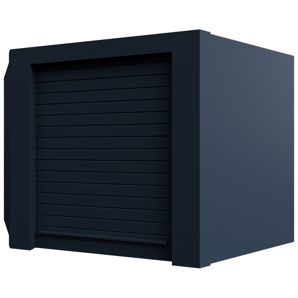 Fabuwood Allure Galaxy Indigo 24" W X 18" H X 12" D Wall Diagonal Corner Garage Appliance Cabinet