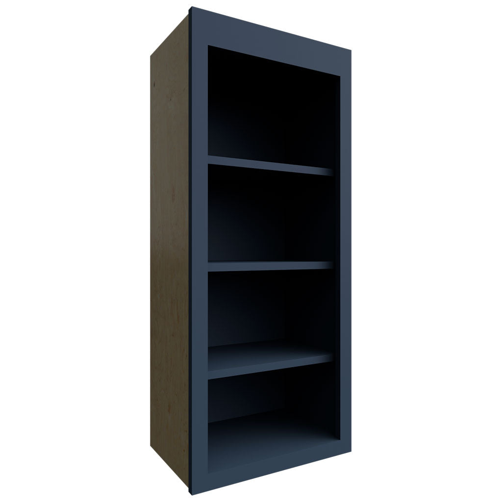 Fabuwood Allure Galaxy Indigo 18" W X 42" H X 12" D Wall Open Shelf Cabinet