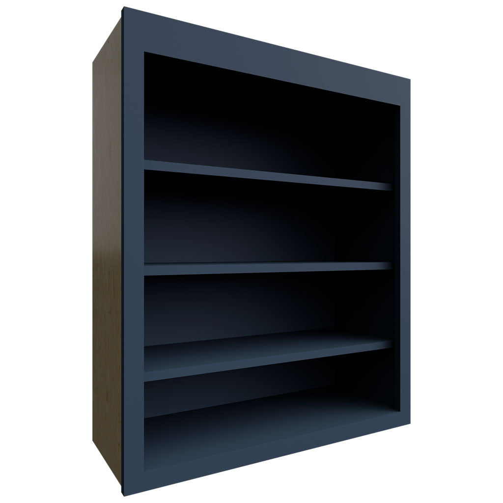 Fabuwood Allure Galaxy Indigo 30" W X 36" H X 12" D Wall Open Shelf Cabinet