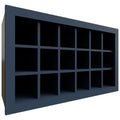 Fabuwood Allure Luna Indigo 30" W X 18" H X 12" D Wall Wine Rack