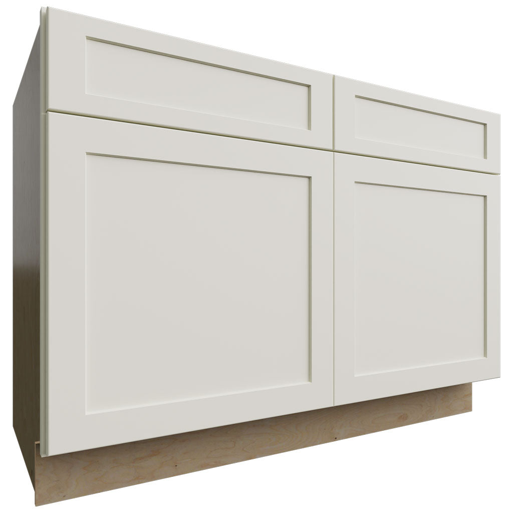 Fabuwood Allure Galaxy Linen 48" W X 34 1/2" H X 24" D Double Doors/Double Drawers Base Cabinet