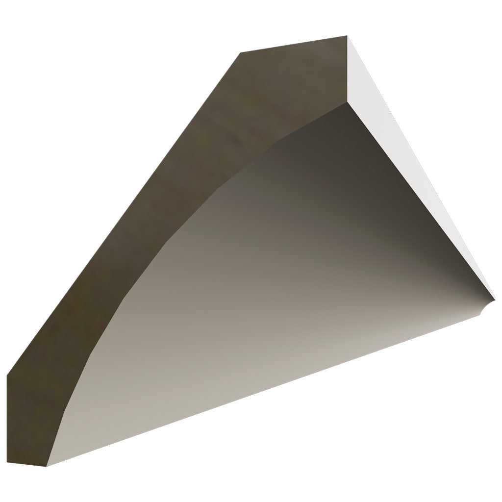 Fabuwood Allure Galaxy Linen 96" W X 2 5/8" H X 2 5/8" D Large Cove Molding