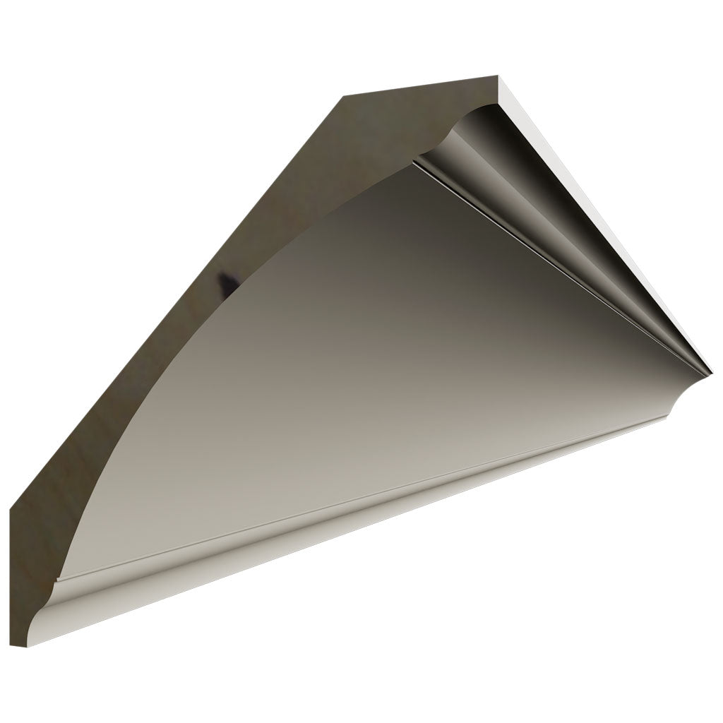 Fabuwood Allure Galaxy Linen 96" W X 4 1/2" H X 4 1/2" D Large Cove Crown Molding
