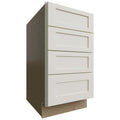 Fabuwood Allure Galaxy Linen 18" W X 34 1/2" H X 24" D 4 Drawer Base Cabinet