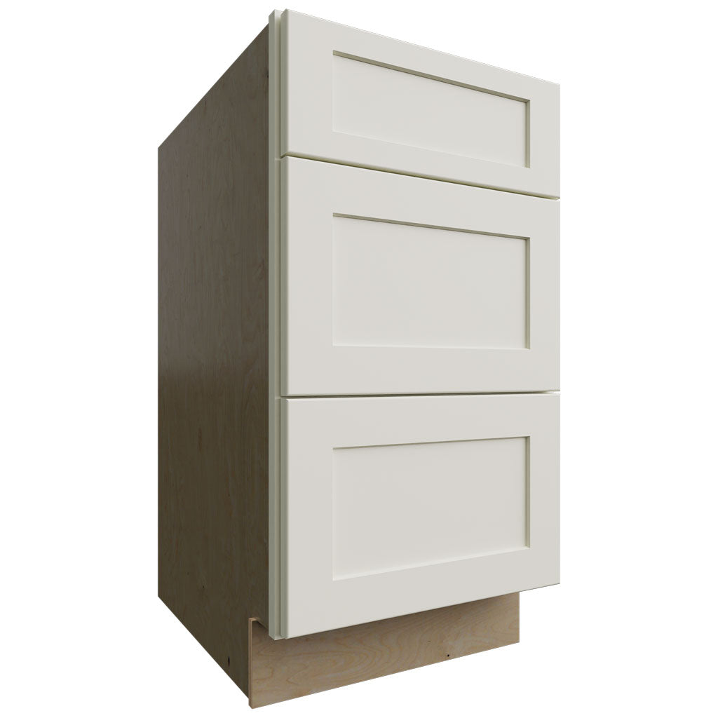 Fabuwood Allure Galaxy Linen 18" W X 34 1/2" H X 24" D 3 Drawer Base Cabinet
