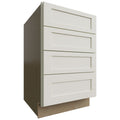 Fabuwood Allure Galaxy Linen 21" W X 34 1/2" H X 24" D 4 Drawer Base Cabinet