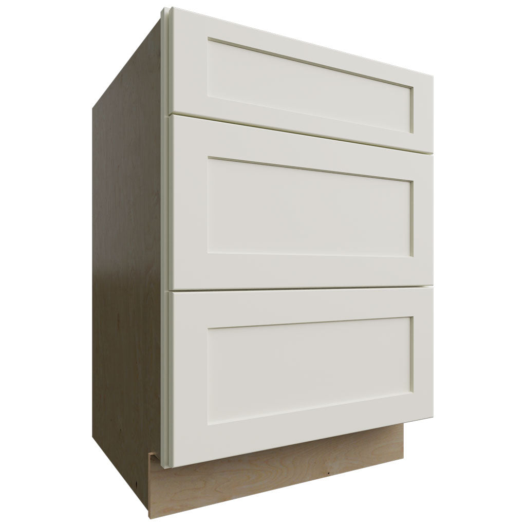 Fabuwood Allure Galaxy Linen 24" W X 34 1/2" H X 24" D 3 Drawer Base Cabinet