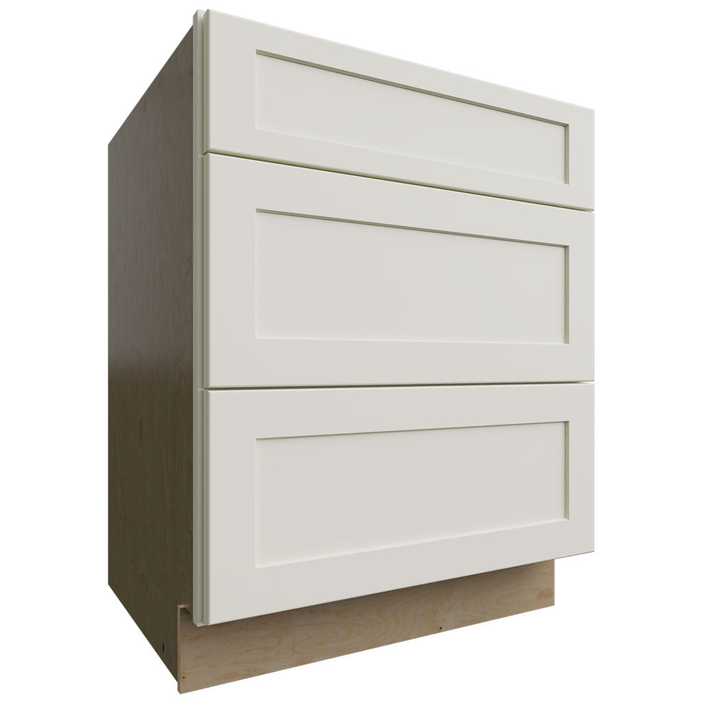 Fabuwood Allure Galaxy Linen 27" W X 34 1/2" H X 24" D 3 Drawer Base Cabinet