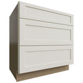 Fabuwood Allure Galaxy Linen 33" W X 34 1/2" H X 24" D 3 Drawer Base Cabinet
