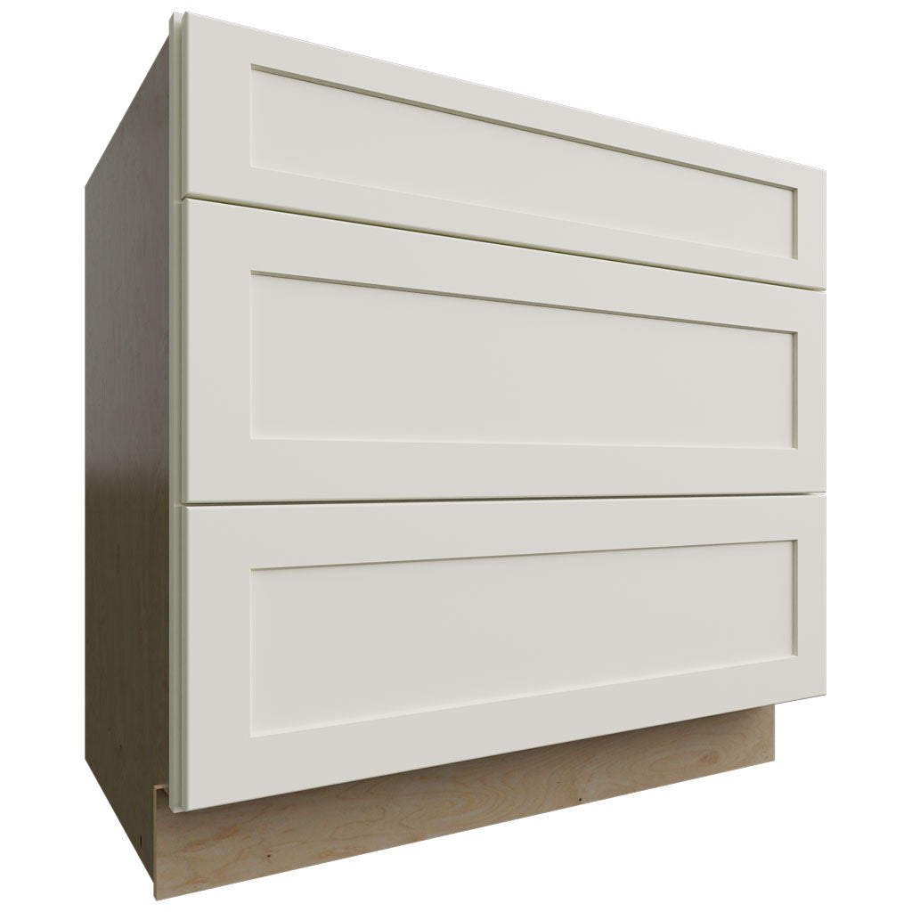 Fabuwood Allure Galaxy Linen 36" W X 34 1/2" H X 24" D 3 Drawer Base Cabinet