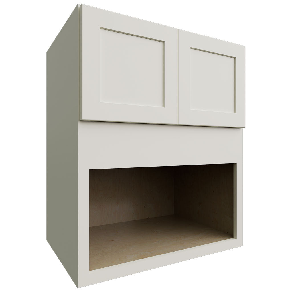 Fabuwood Allure Galaxy Linen 30" W X 36" H X 21" D Microwave Cabinet