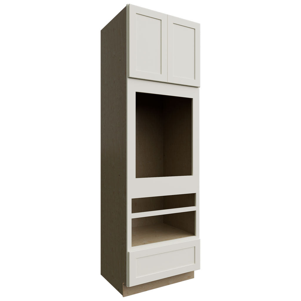 Fabuwood Allure Galaxy Linen 33" W X 96" H X 24" D Double Oven Tall Cabinet
