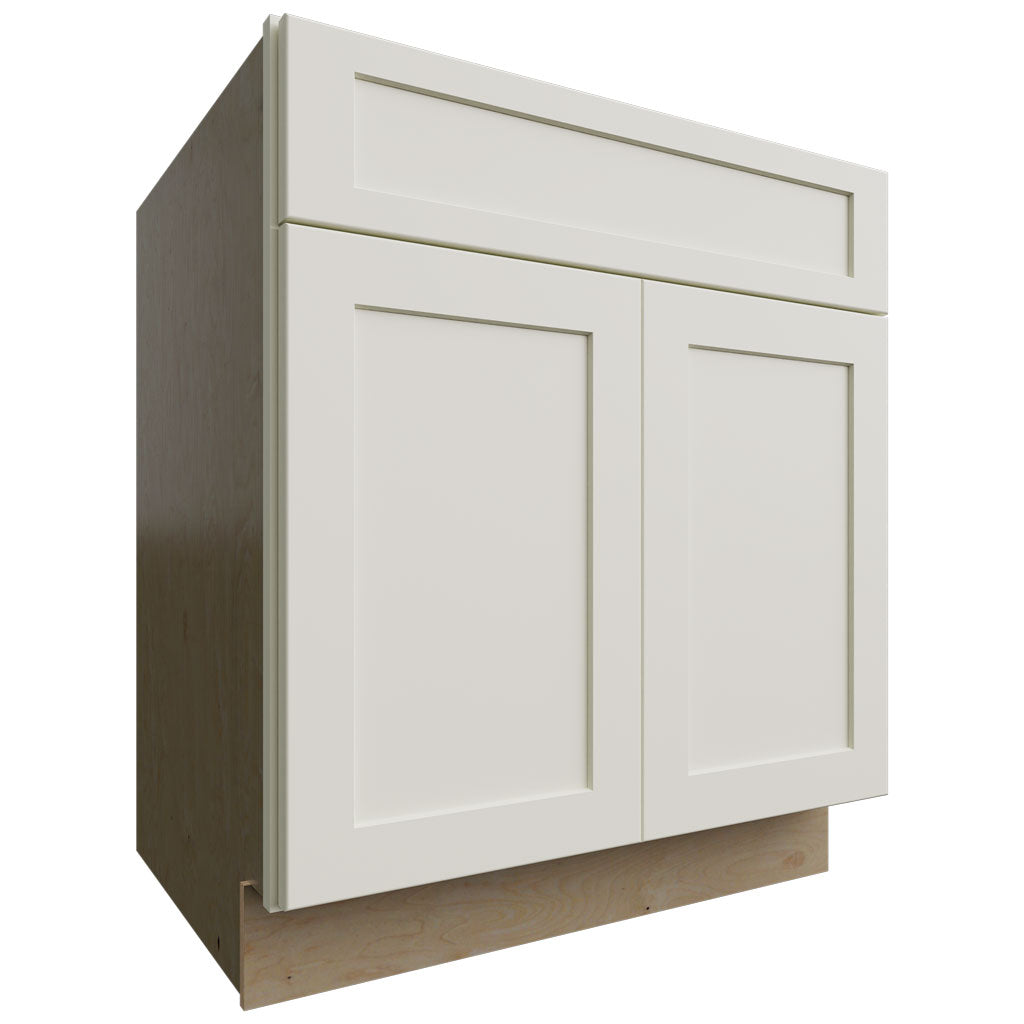 Fabuwood Allure Galaxy Linen 30" W X 34 1/2" H X 24" D Double Door Sink Base Cabinet