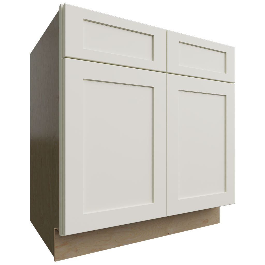 Fabuwood Allure Galaxy Linen 33" W X 34 1/2" H X 24" D Double Door Sink Base Cabinet