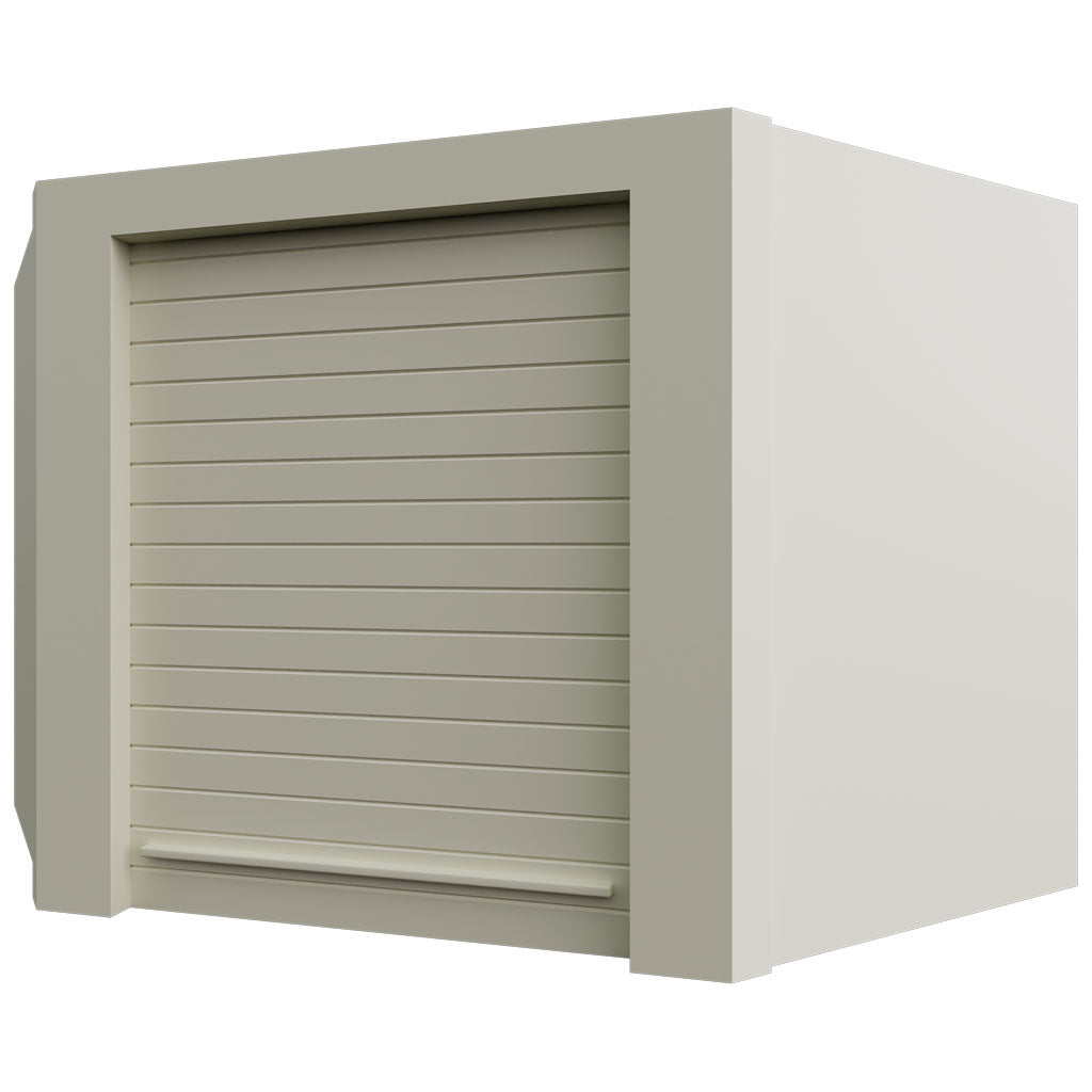 Fabuwood Allure Galaxy Linen 24" W X 18" H X 12" D Wall Diagonal Corner Garage Appliance Cabinet
