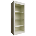 Fabuwood Allure Galaxy Linen 18" W X 42" H X 12" D Wall Open Shelf Cabinet