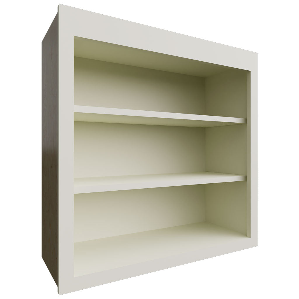 Fabuwood Allure Galaxy Linen 30" W X 30" H X 12" D Wall Open Shelf Cabinet