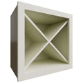 Fabuwood Allure Galaxy Linen 18" W X 18" H X 12" D Wall Wine Rack
