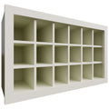 Fabuwood Allure Galaxy Linen 30" W X 18" H X 12" D Wall Wine Rack