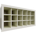 Fabuwood Allure Galaxy Linen 36" W X 18" H X 12" D Wall Wine Rack
