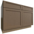 Fabuwood Allure Galaxy Mocha 48" W X 34 1/2" H X 24" D Double Doors/Double Drawers Base Cabinet