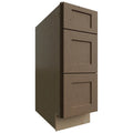 Fabuwood Allure Galaxy Mocha 12" W X 34 1/2" H X 24" D  3 Drawer Base Cabinet