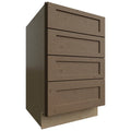 Fabuwood Allure Galaxy Mocha 21" W X 34 1/2" H X 24" D 4 Drawer Base Cabinet