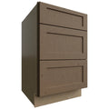 Fabuwood Allure Galaxy Mocha 21" W X 34 1/2" H X 24" D 3 Drawer Base Cabinet